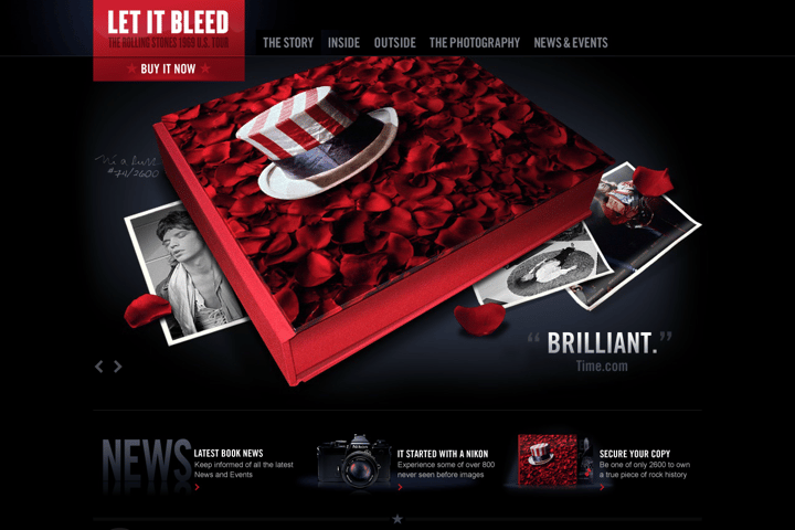 Let It Bleed website preview